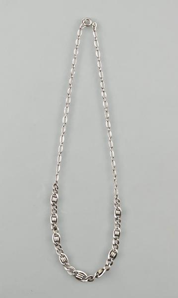 Silberne Kette L 44 cm