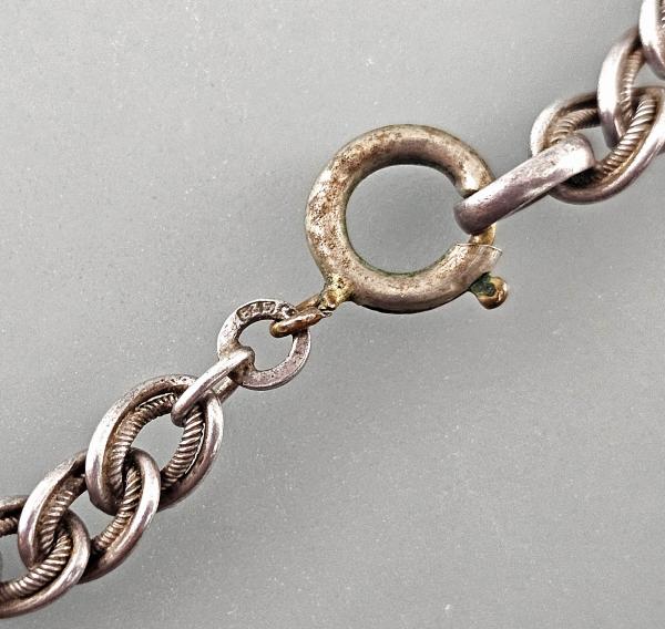 Silbernes Collier L 43 cm