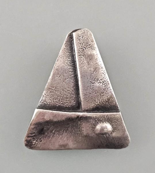 Silberner Designer Anhänger