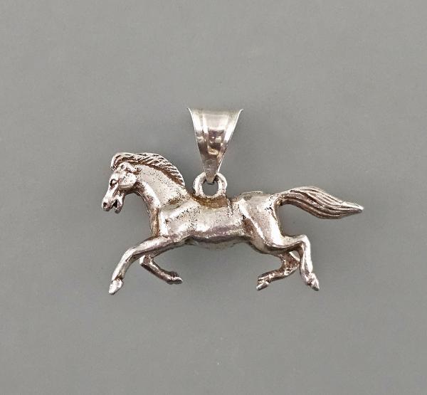 Silberner Anhänger Pferd 3x2 cm