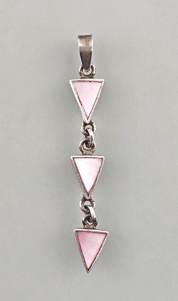 Silber-Anhänger mit Perlmutt L 4,8 cm