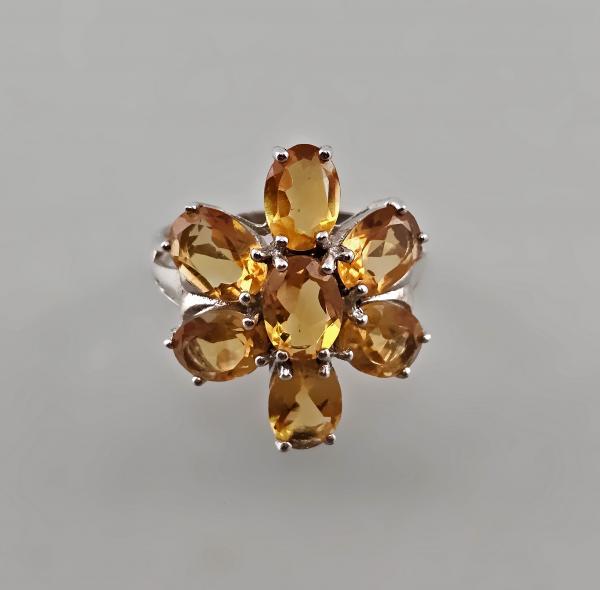 Citrin-Ring Blüte