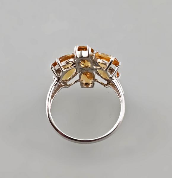 Citrin-Ring Blüte