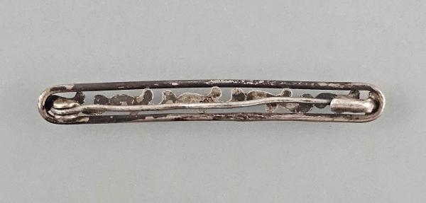 Silberne Stab-Brosche L 5 cm
