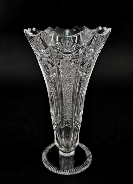 Kratervase auf Fuß Kristall