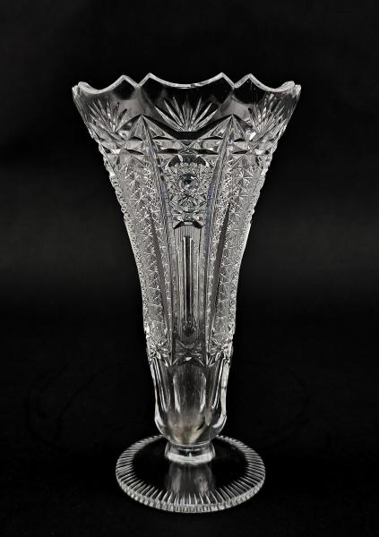 Kratervase auf Fuß Kristall