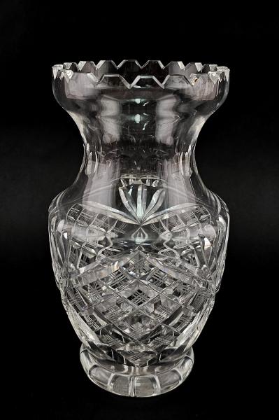große Balustervase Kristall
