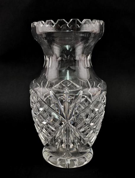 große Balustervase Kristall