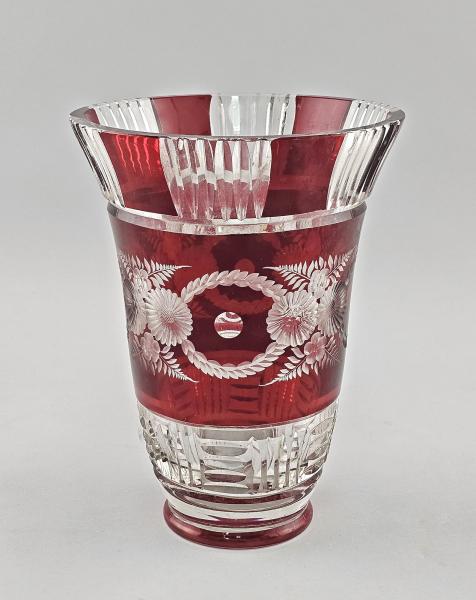 Kristallvase Art déco