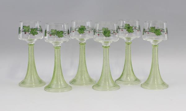 Satz 6 Gläser Jugendstil