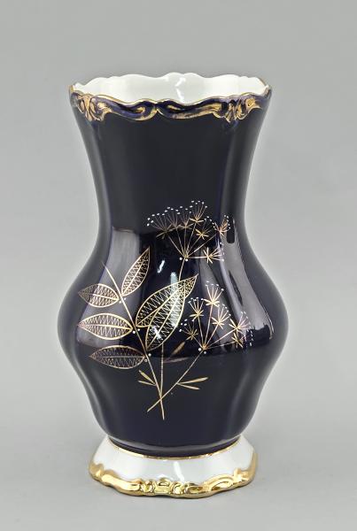 Kobaltblaue Vase Weimar Barockform