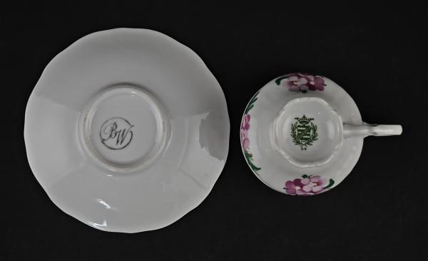 Mokkatasse Rosendekor