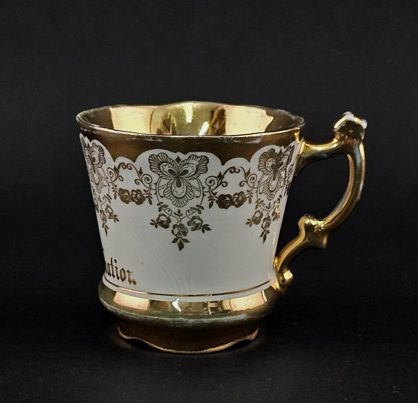 Tasse "Zur Confirmation" Jugendstil