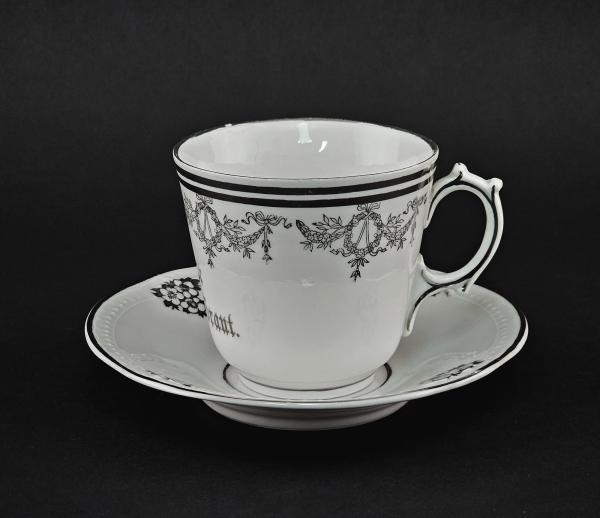 Silberhochzeitstasse "Der Silberbraut"