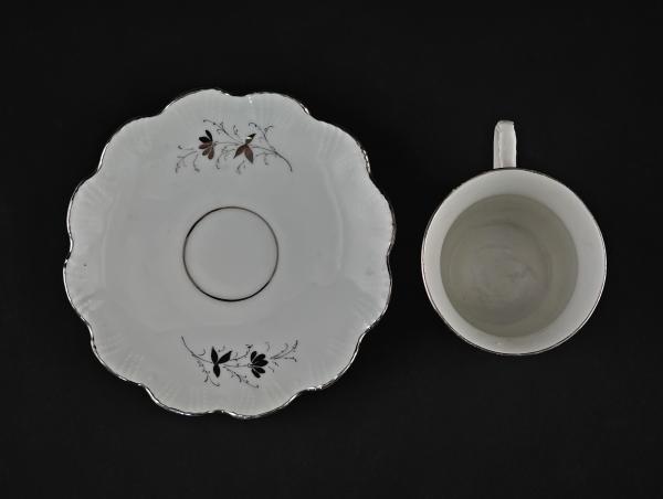 Silberhochzeitstasse "Dem Silberbräutigam"