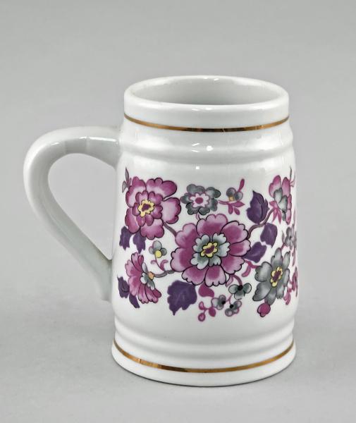 Sammler-Bierkrug Blumendekor