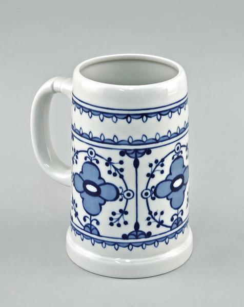 Sammler-Bierkrug Blaudekor