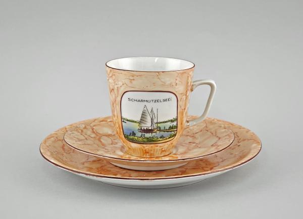 Andenken-Sammelgedeck Art déco Scharmützelsee