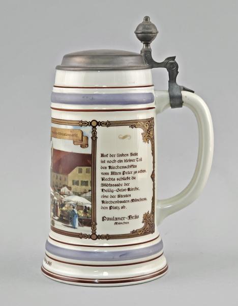 Sammler-Bierkrug Paulaner Bräu 1995