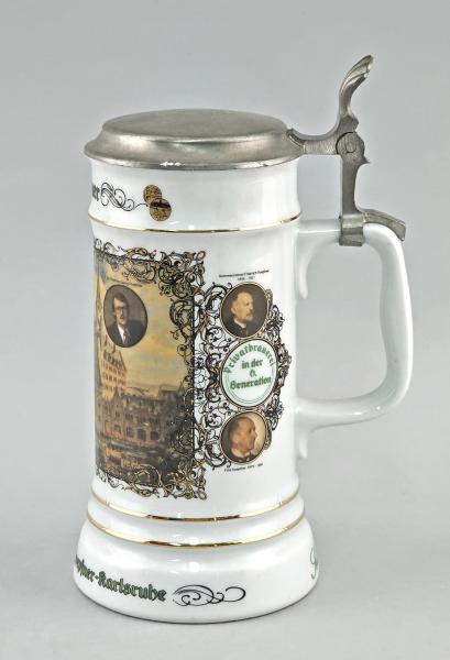 Sammler-Bierkrug Hoepfner Karlsruhe