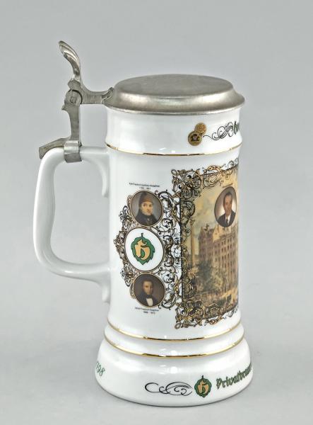 Sammler-Bierkrug Hoepfner Karlsruhe