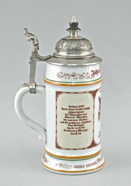 Sammler-Bierkrug Saarfürst Merzig Jahreskrug 1988