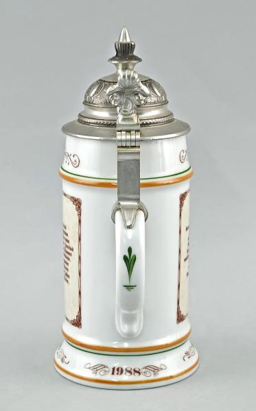 Sammler-Bierkrug Saarfürst Merzig Jahreskrug 1988