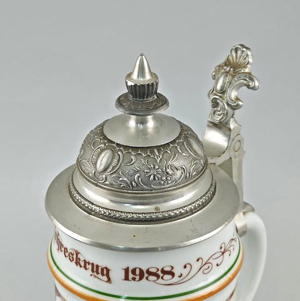 Sammler-Bierkrug Saarfürst Merzig Jahreskrug 1988