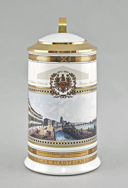Sammler-Bierkrug Binding Brauerei Frankfurt Städte-Ansichten
