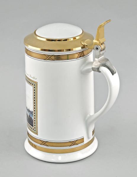 Sammler-Bierkrug Binding Brauerei Frankfurt Städte-Ansichten
