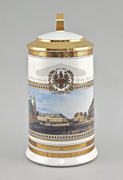 Sammler-Bierkrug Binding Brauerei Frankfurt Städte-Ansichten