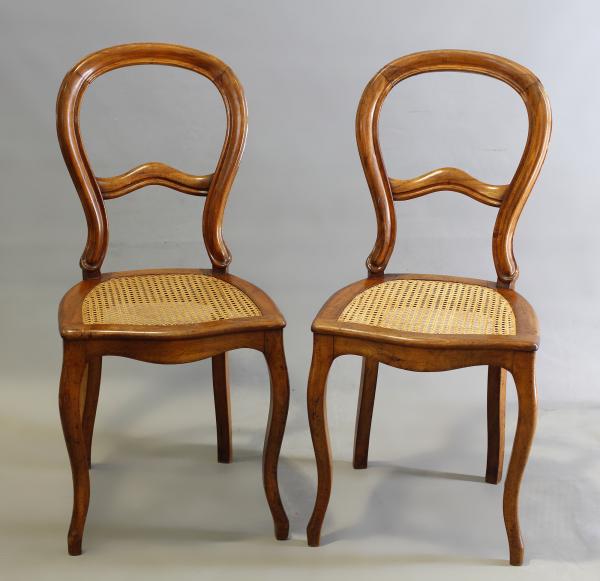 Paar Salonstühle Spätbiedermeier