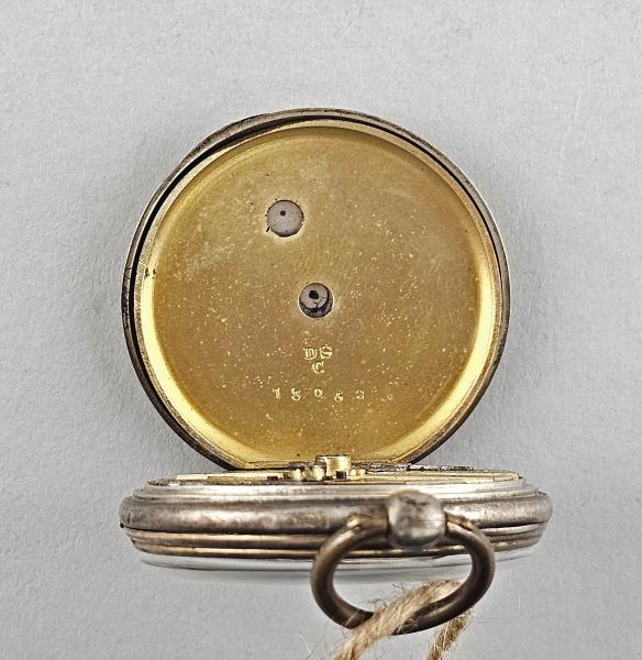 Versilberte Schlüssel - Taschenuhr
