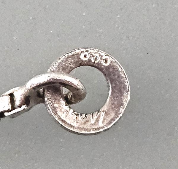 Langes Silber-Collier