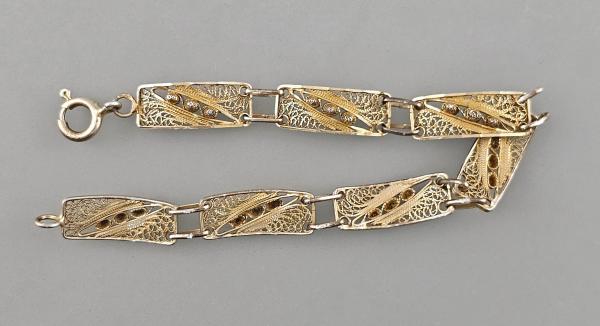 Filigran-Armband vergoldet