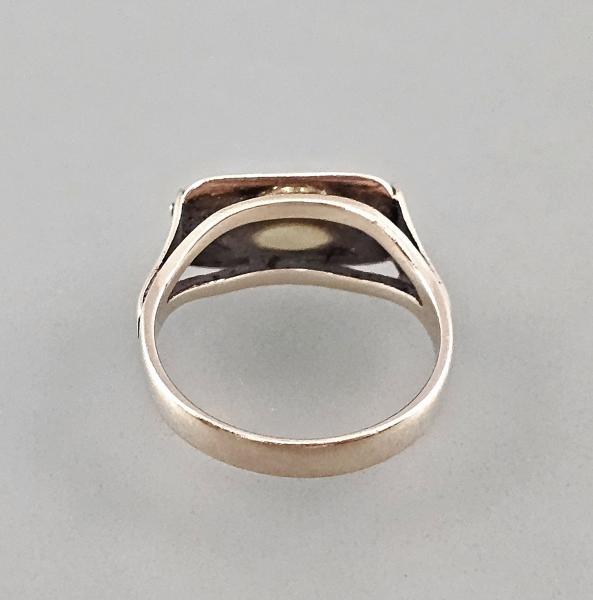 Goldener Korallen-Ring