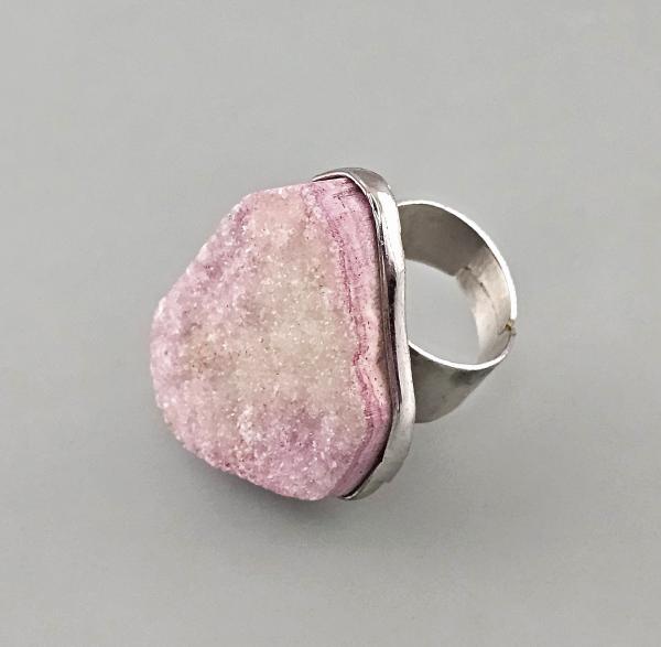 Üppiger Rosenquarz-Ring