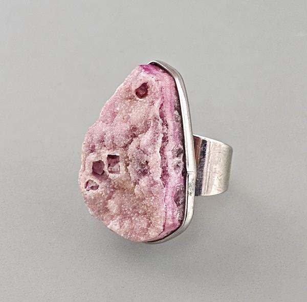 Üppiger Rosenquarz-Ring