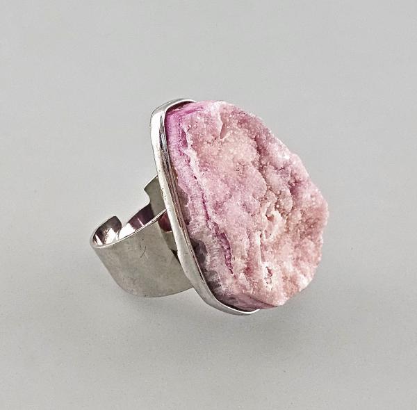 Üppiger Rosenquarz-Ring