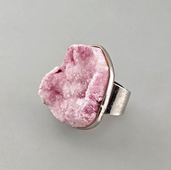 Üppiger Rosenquarz-Ring