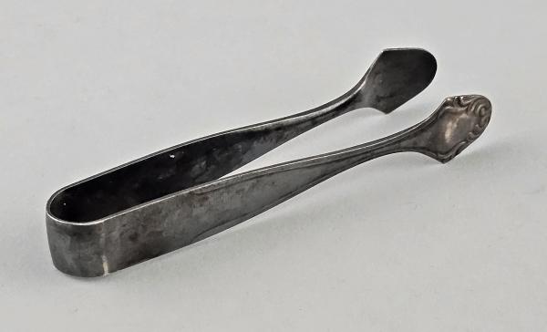 Versilberte Zuckerzange WMF Akanthusrelief L 10 cm