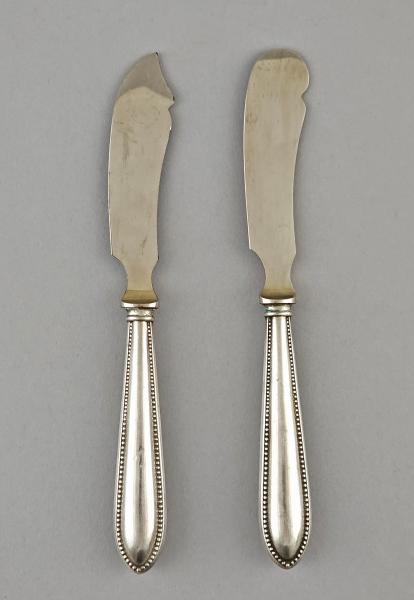 Silbernes Käse- und Buttermesser