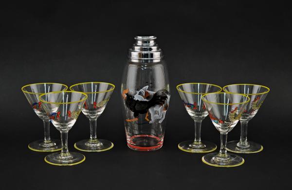 Cocktail-Garnitur Hähne