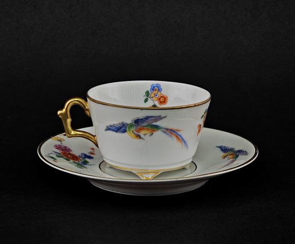 Mokkatasse Thomas Art déco Blumendekor