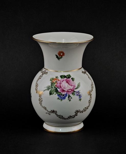 Kleine Vase Henneberg Rosendekor