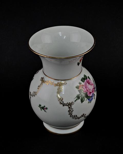 Kleine Vase Henneberg Rosendekor
