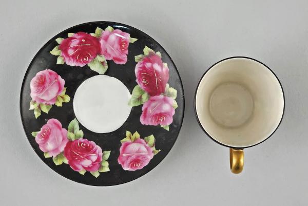 Mokkatasse Rosen Mäbendorf