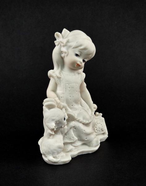 Sammelfigur Giuseppe Armani Mädchen mit Katze