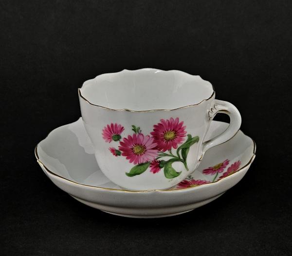 Mokkatasse Meissen Blumendekor