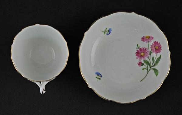 Mokkatasse Meissen Blumendekor